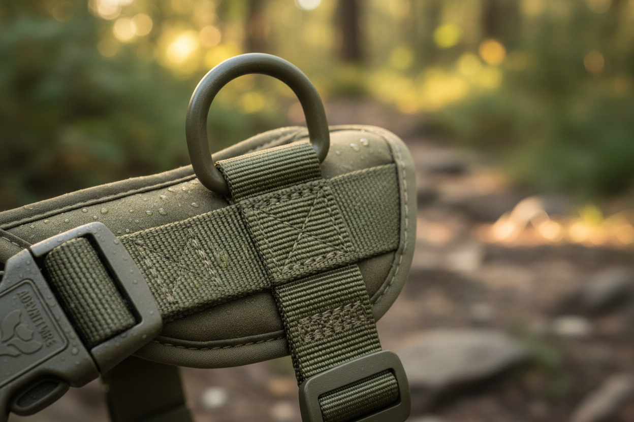 Quality harness close-up